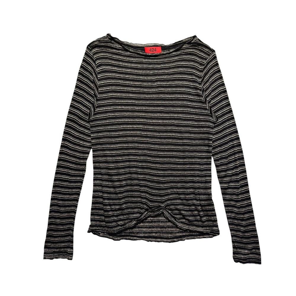 Thin Gauze striped longsleeve